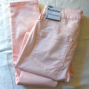 NWT Pink Old Navy Skinny Jeans sz 0